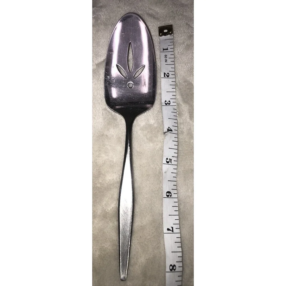 Oneida WINDRIFT Stainless Wm A Rogers Premier Ltd Burnished Flatware Pie‎ Server